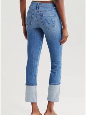 MOTHER PONY BOY Slim Straight Leg Jeans